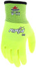 N9690HV_ - N9690HVL - 161638 - High visibility insulated gloves back view – lime nylon shell with over-the-knuckle HPT coating provides warmth, visibility, and added durability