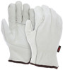32113DP_ - 32113DPL - 917 - Double palm leather driver gloves pair – MCR Safety Group 32113DP with C+ grade grain leather and wing thumb for general work tasks