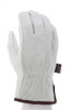 32056_ - 32056L - 23393 - 360 - Leather driver work gloves – MCR Safety Group 32056 – grain leather palm with split leather back and keystone thumb for industrial use
