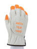 3413HVI_ - 3413HVIS - 30939 - 360 - Leather driver work gloves – 91ɫ��Ƭ 3413HVI – grain pigskin leather with orange safety accents and keystone thumb for industrial use