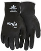 N96795_ - N96795L - 3416 - Grip work gloves pair – MCR Safety Group N96795 with a nylon and spandex shell, black nitrile dots, and ergonomic comfort for industrial tasks