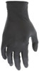 6016B_ - 6016BL - 13388 - Palm view 6 mil black nitrile disposable glove, textured grip, fentanyl‑tested, powder‑free, textured, touchscreen friendly