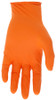 6016O_ - 6016OL - 126896 - Palm view 6 mil orange nitrile disposable glove, fentanyl‑tested, powder‑free, textured, touchscreen friendly, and latex‑free