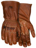 MU3624G_ - MU3624GL - 3300 - Flame resistant leather driver gloves pair – MCR Safety Group MU3624G with grain goatskin, double unlined palm, and extended gauntlet cuff for utility work