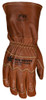 MU3624GK_ - MU3624GKL - 3314 - Protective FR work gloves back view – goatskin back with Kevlar® stitching, extended gauntlet cuff, and wing thumb for maximum protection and flexibility