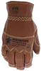 MU3624K_ - MU3624KL - 38896 - Protective FR work gloves back view – goatskin back with Kevlar® stitching, wing thumb design, and arc-rated protection for high-risk environments
