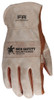 MU3213DP_ - MU3213DPL - 3270 - Protective FR work gloves back view – grain cowskin back with Kevlar® stitching and arc-rated protection for high-risk industrial environments