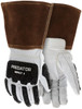 48406K_ - 48406KL - 38556 - Pair of goatskin gloves, Kevlar lining, padded palms, split‑leather cuffs, keystone thumbs, and black TPR impact protection ANSI 138 level 2