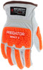 36136KDP_ - 36136KDPL - 149572 - Protective cut resistant gloves back view – grain goatskin leather with Kevlar® aramid lining for comfort, flexibility, and extended wear protection
