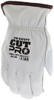 3613H_ - 3613HL - 123858 - Protective cut resistant gloves back view – goatskin leather with keystone thumb design and arc-rated protection for industrial safety applications