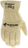 MU3664_ - MU3664L - 35572 - Protective FR work gloves back view – goatskin back with Kevlar® stitching and wing thumb design for flexibility and protection in demanding environments