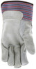 16090_ - 16090L - 136937 - Leather grip gloves palm view – double palm split leather enhances abrasion resistance and grip for heavy-duty material handling applications