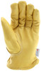 3500T_ - 3500TL - 140488 - Leather grip gloves palm view – premium grain deerskin leather enhances touch sensitivity, dexterity, and grip for cold-weather material handling