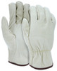 M3400_ - M3400L - 142725 - Leather driver industrial gloves pair – MCR Safety Group M3400 with select B grade grain pigskin leather and straight thumb for general work tasks