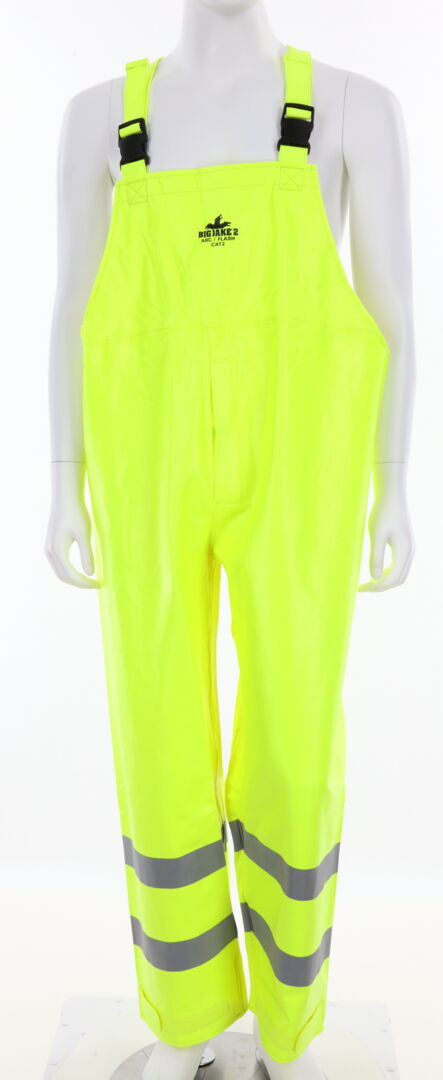 RISK ヒゴビシャス BJ238BP - Flame Resistant FR Hi-Vis Rain Bib-Pants