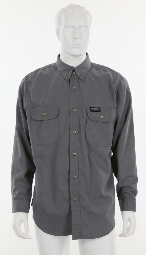 Boss FREEZER ICE BURN Tシャツ(グレー) SBS1001 - Flame Resistant FR Gray Work Shirt