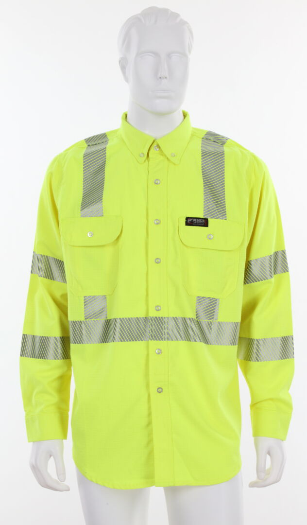 SBS1027 - Flame Resistant FR Hi-Vis Work Shirt