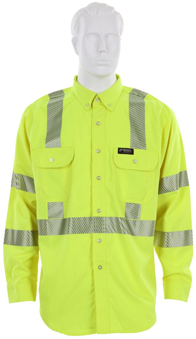 SBS1027 - Flame Resistant FR Hi-Vis Work Shirt