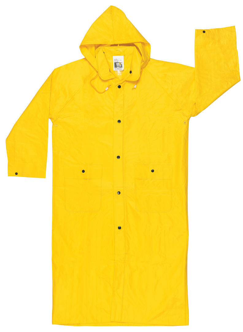 300C - Yellow Waterproof PVC Rain Coat