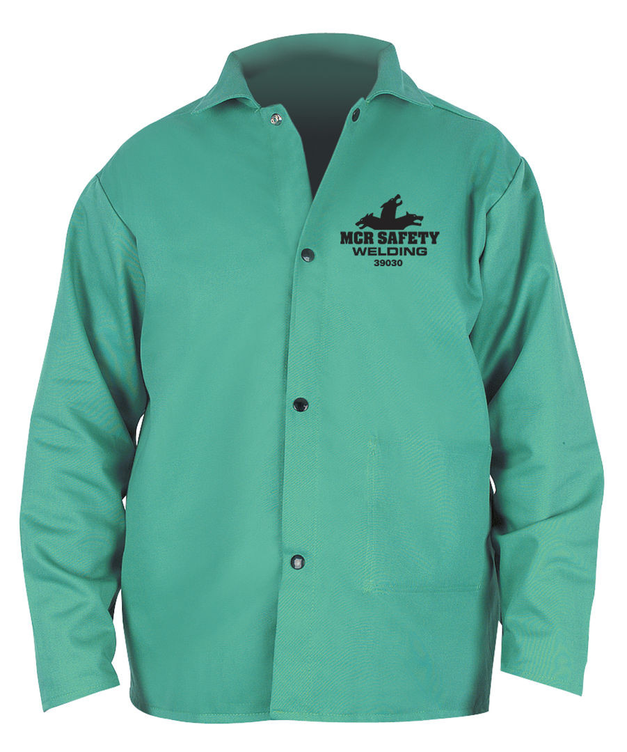 39030 - Green Cotton Welding Jacket