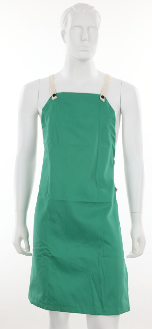 39136 - Green Sateen Cotton Welding Apron