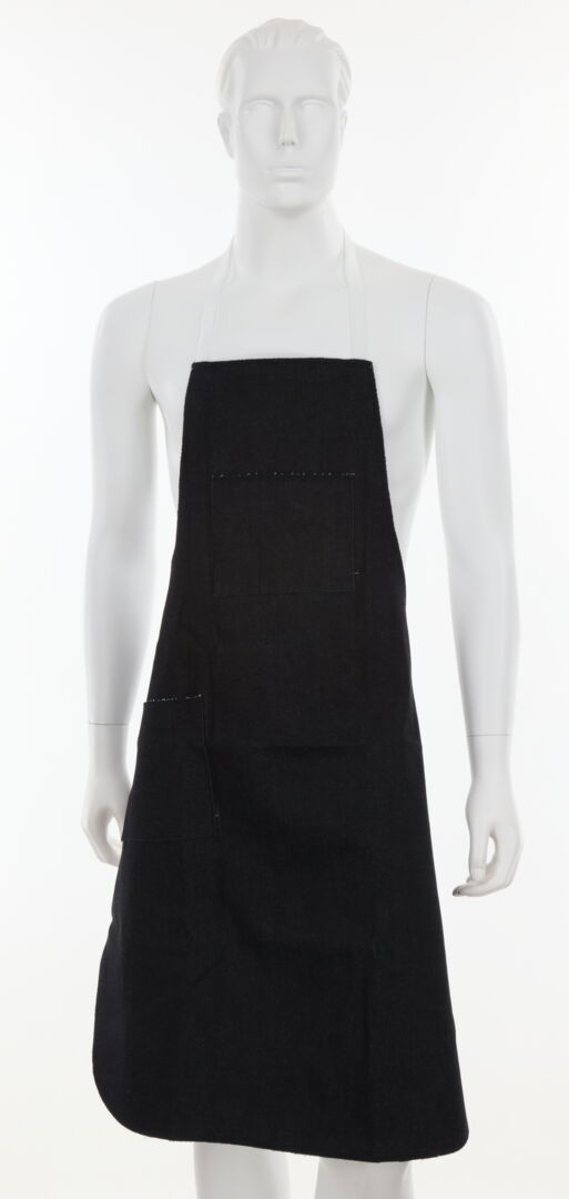 39836 - Blue Denim Apron with Pockets