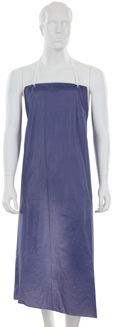 O63R4 - 6 Mil Blue Vinyl Apron 35 x 45