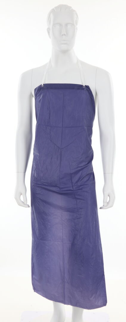 O63S5 - 6 Mil Blue Vinyl Apron 35 x 48