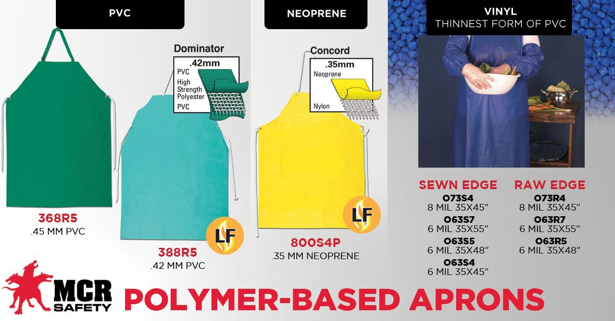 O63S5 - 6 Mil Blue Vinyl Apron 35 x 48