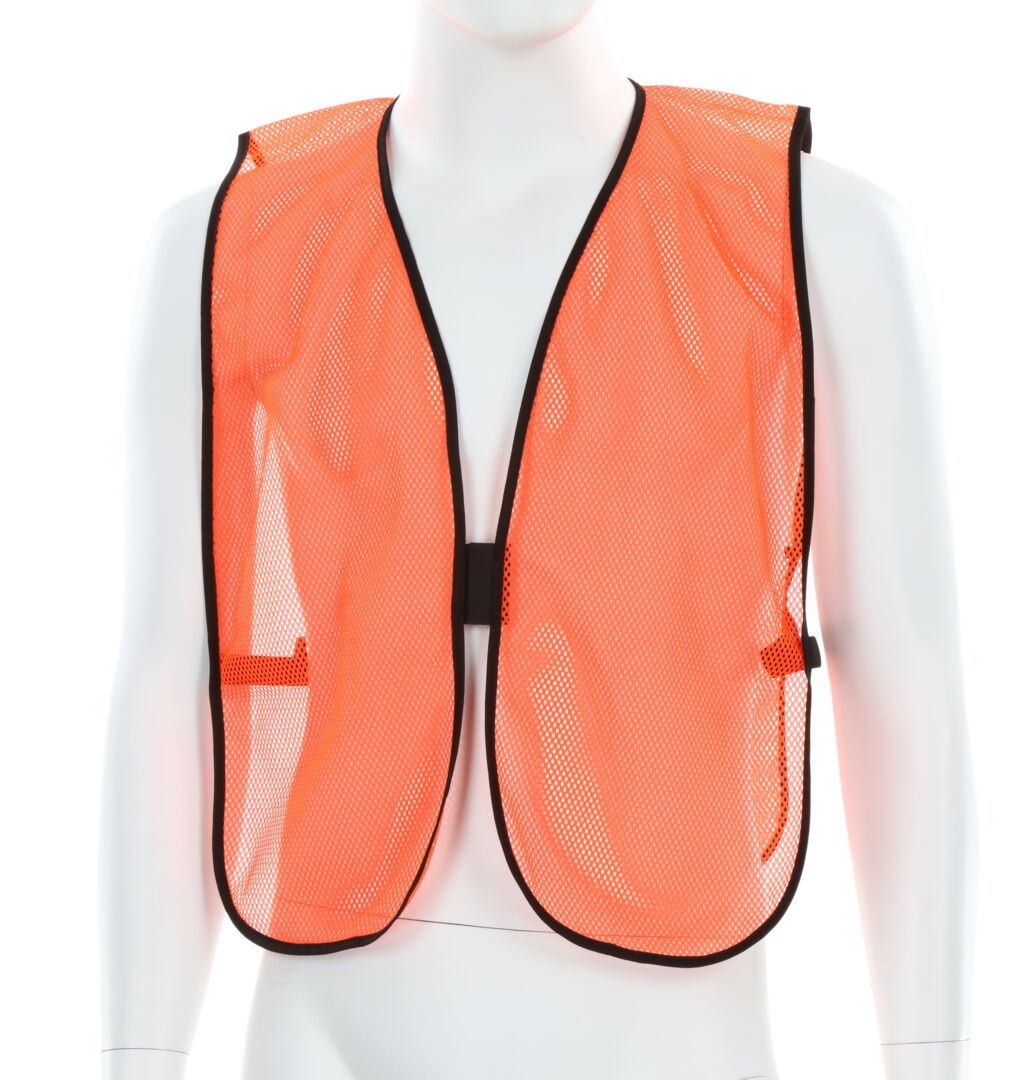 V201 - Orange Hi-Visibility Mesh Safety Vest