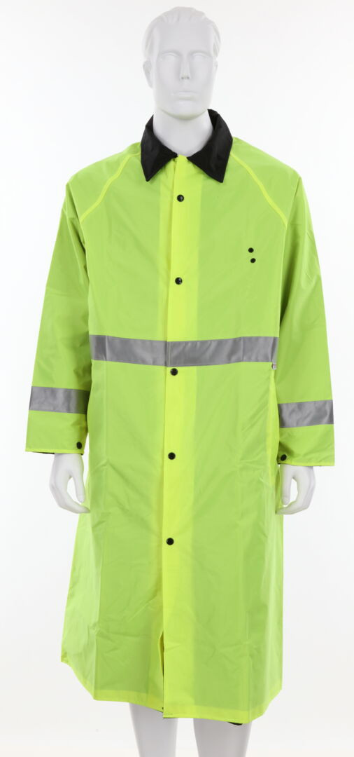 7368CR - Waterproof Reflective Reversible Raincoat
