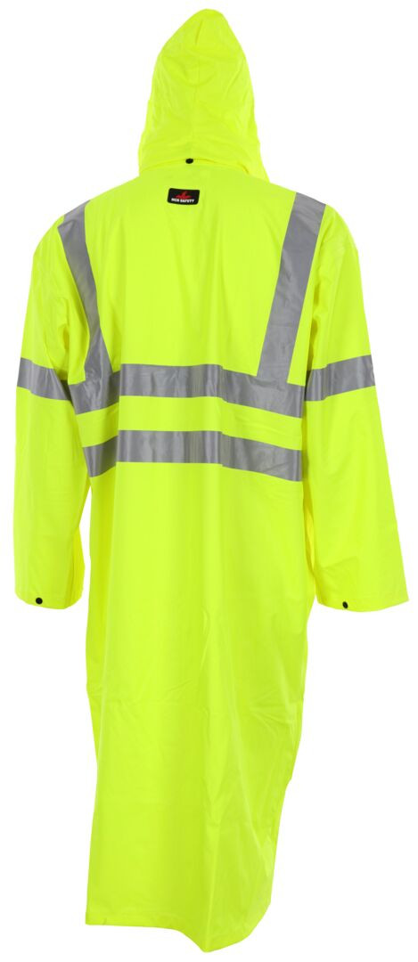 518C - Class 3 Hi Vis Lime Waterproof Raincoat