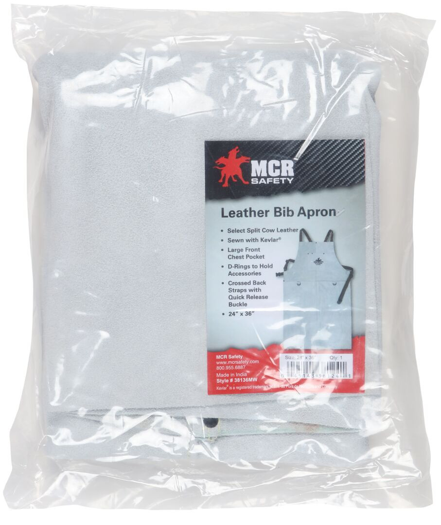 38136MW - Heavy Weight Leather Welding Apron