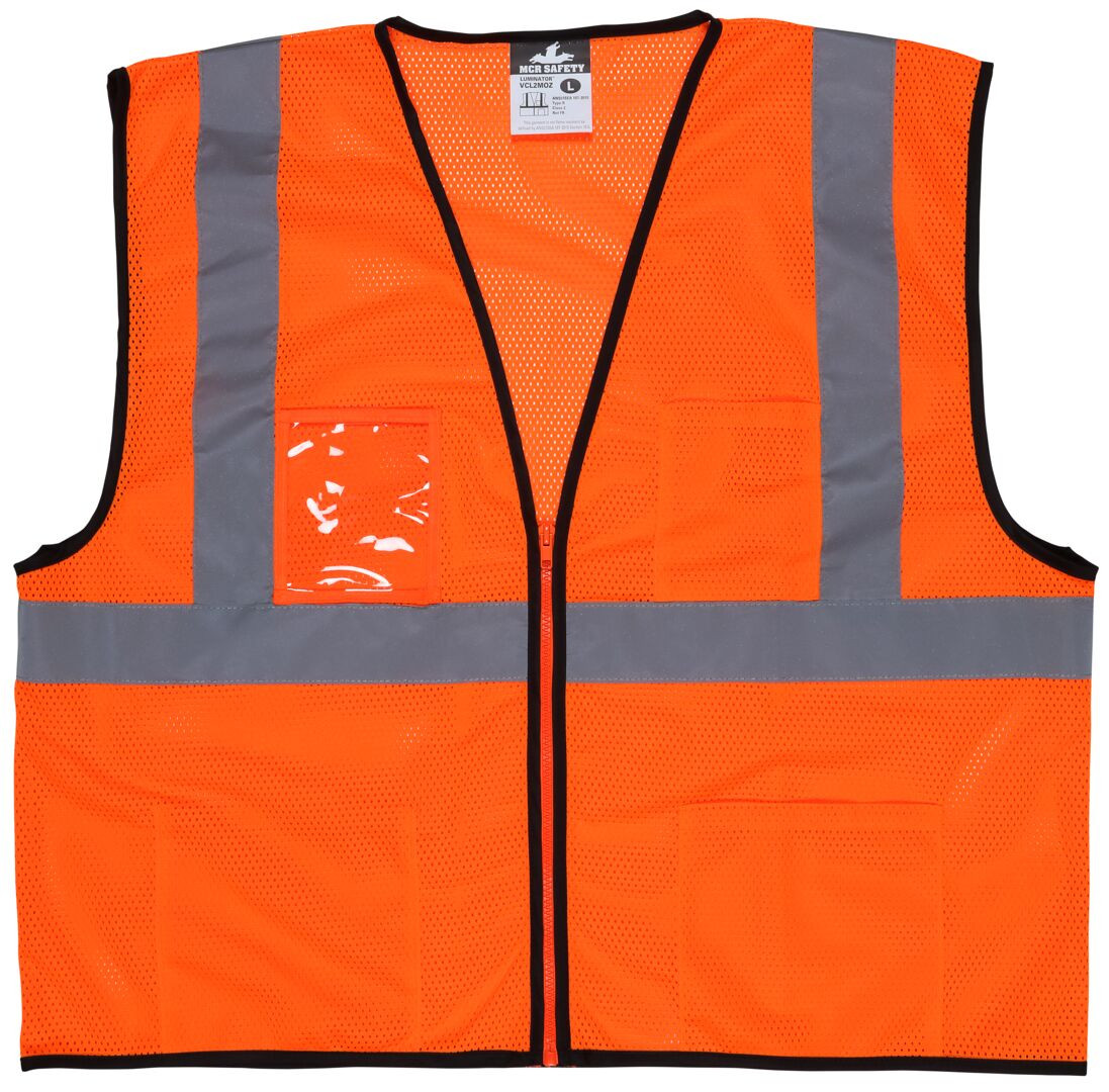 VCL2MOZ - Class 2 Mesh Orange Safety Vest