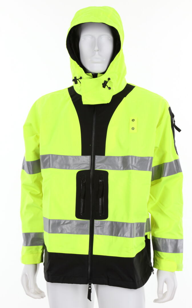 ジャケット・アウター amachi Traces of water Flow Jacket UT38JH - Class 3 Hi Vis Rain Jacket