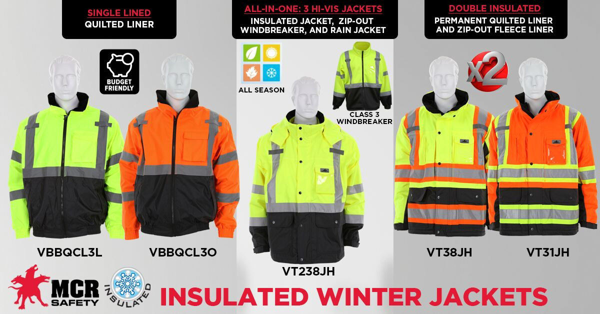 VT38JH - Class 3 Insulated Hi Vis Jacket