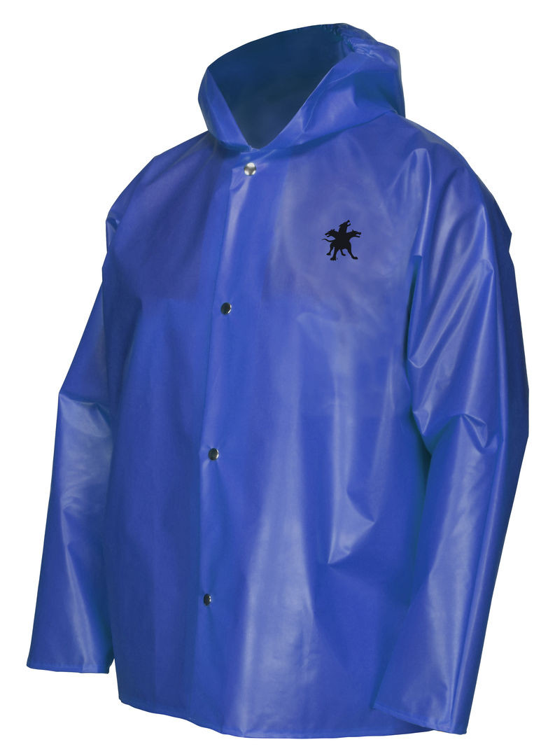 563JH - Blue Waterproof TPU Nylon Rain Jacket