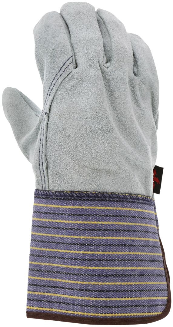 1418A - Split Leather Palm Work Gloves with Full Leather Back