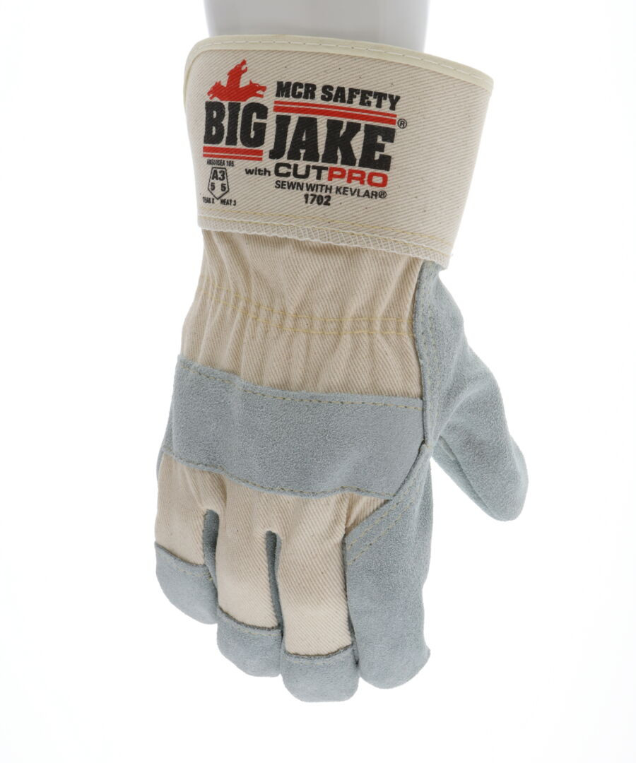 1702 - Premium Leather Palm Work Gloves