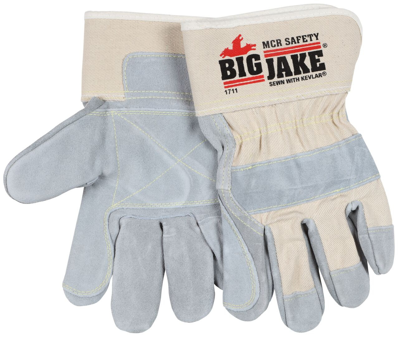 1711 - Premium Big Jake Leather Palm Work Gloves