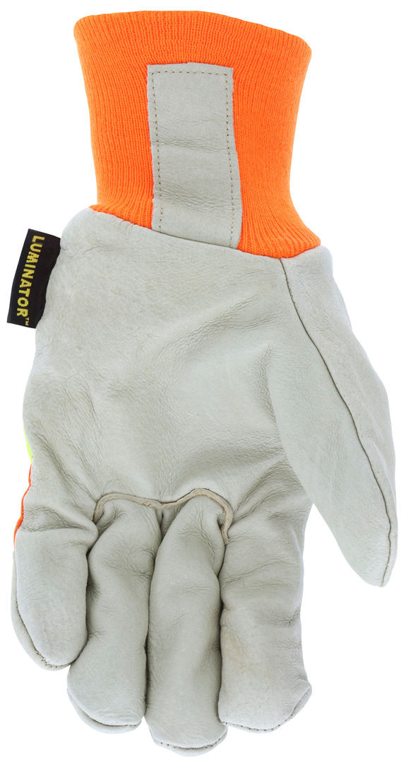3440 - Hi-Visibility Leather Drivers Insulated Work Gloves