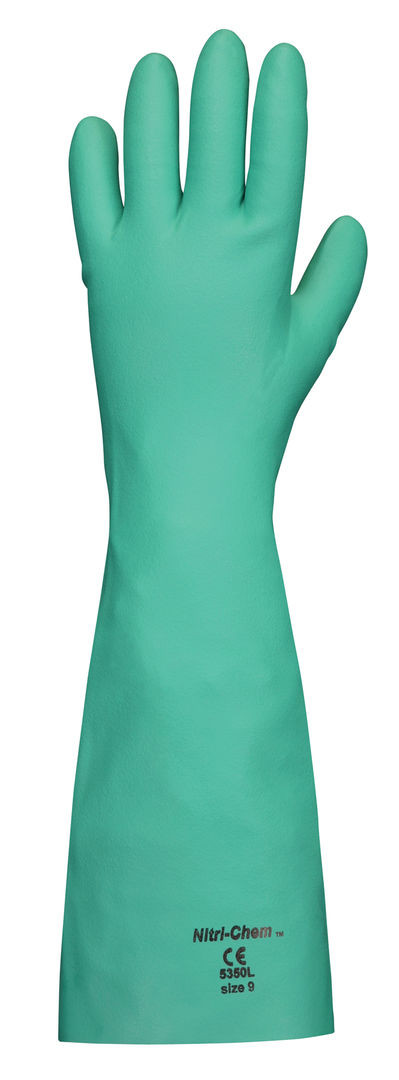 5350 - Unlined Green Nitrile Gloves