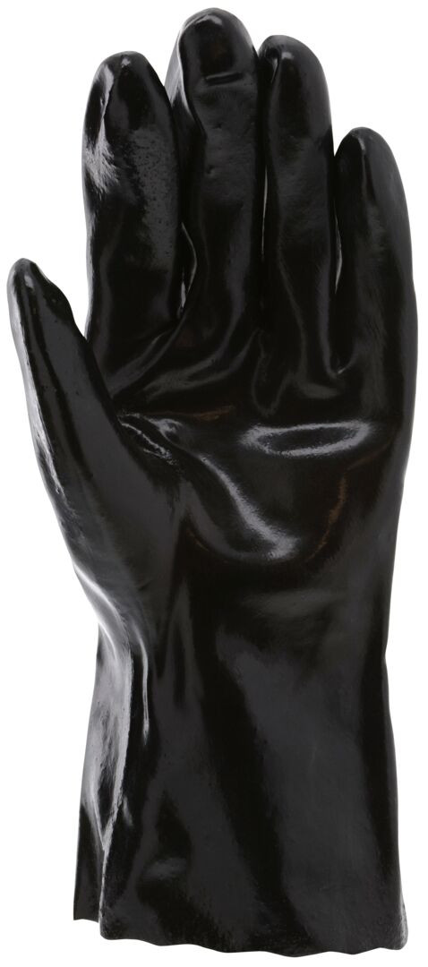 flex wit me MA-1 ブラック 6212 - Black PVC Coated Work Gloves