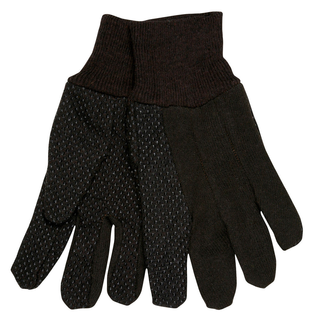 7802 - Dotted Brown Jersey Work Gloves