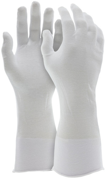 8614C - White Inspectors Lisle Cotton Gloves