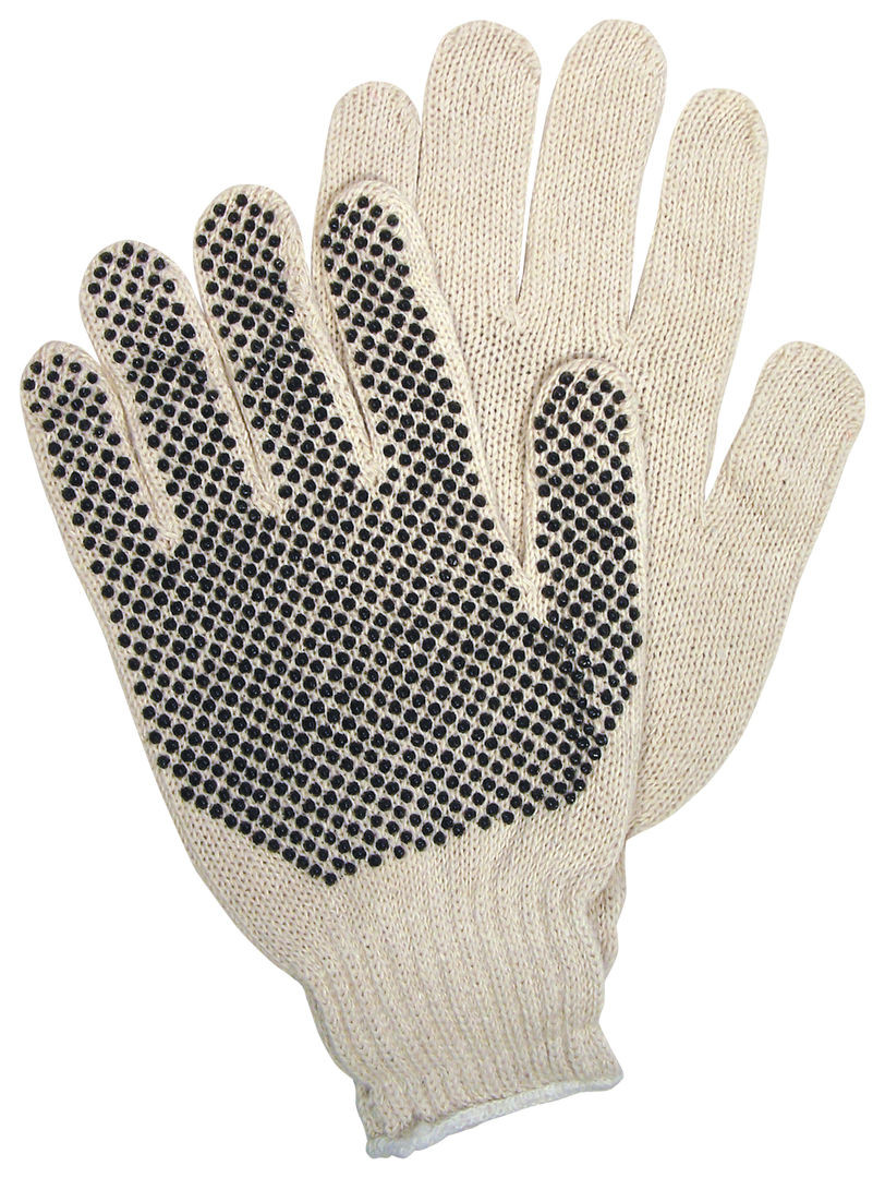 9658 - Dotted Cotton String Knit Work Gloves