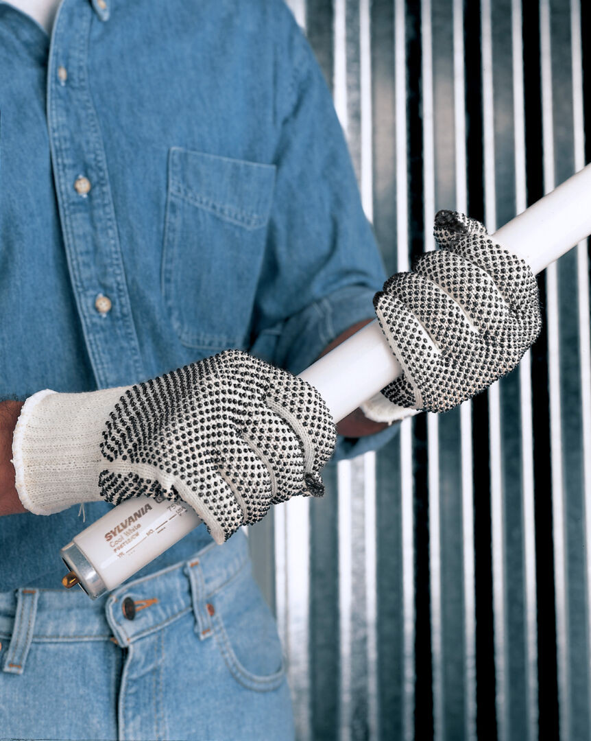 9660 - Dotted Cotton String Knit Work Gloves