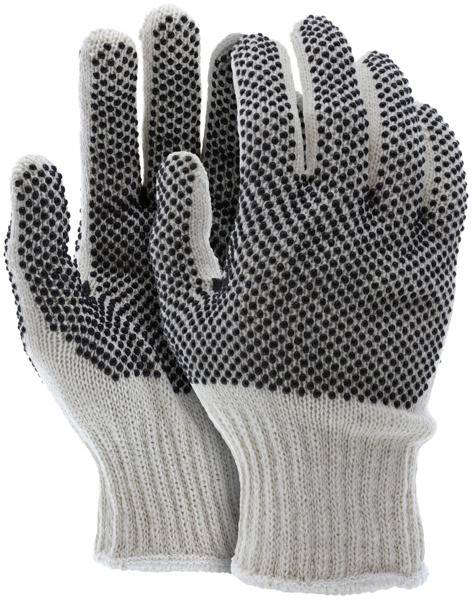 9668 - Dotted Cotton String Knit Work Gloves