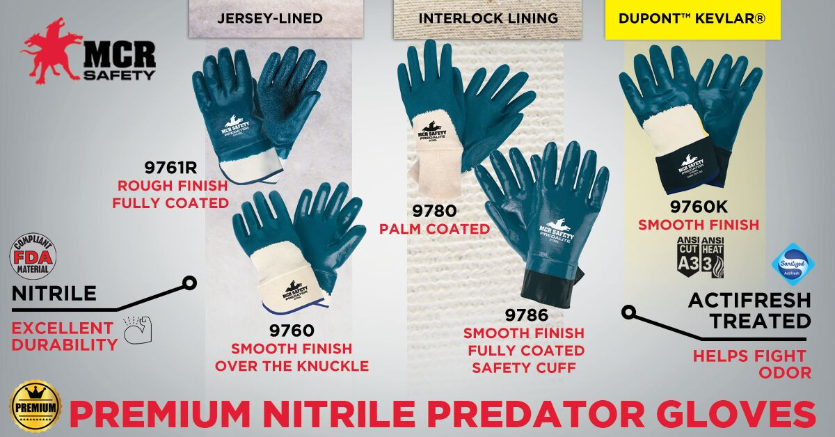 9786 - Nitrile Coated Work Gloves