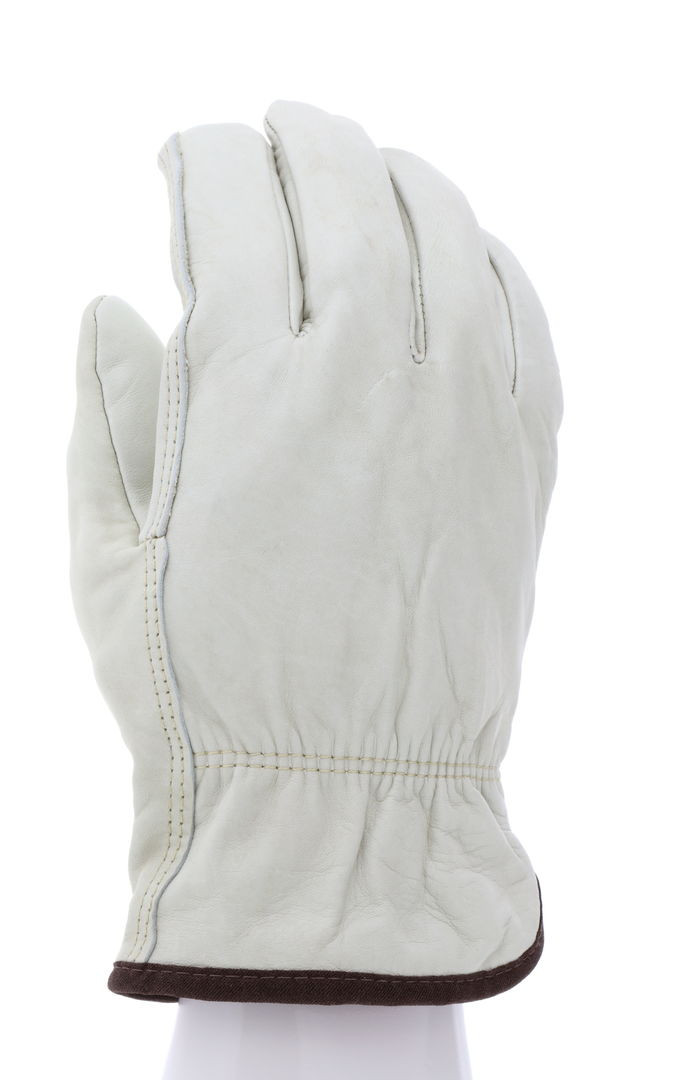 3255 - Leather Drivers Insulated Work Gloves Fleece Lined
